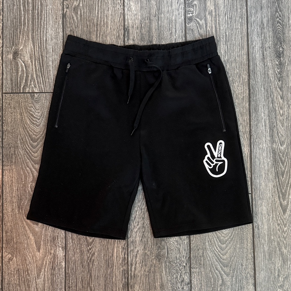 Deuce Men's Black Athletic Shorts